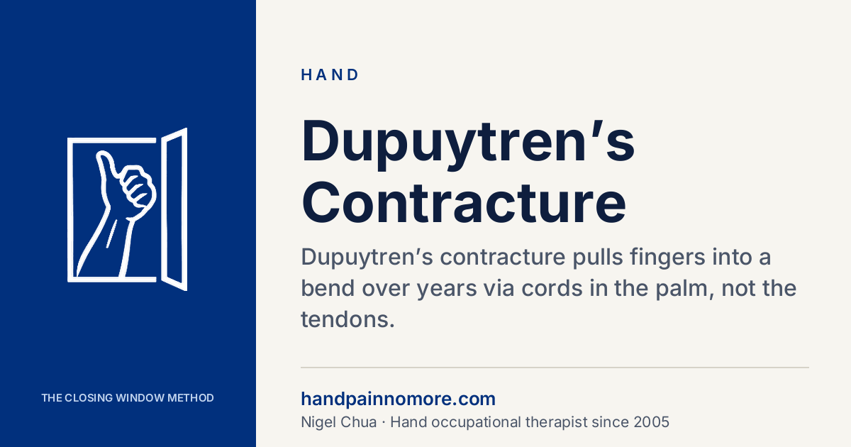 Dupuytren’s Contracture: Table-Top Test & Treatment
