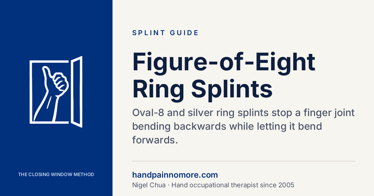 Figure-of-Eight Ring Splints: Oval-8 and Silver Rings