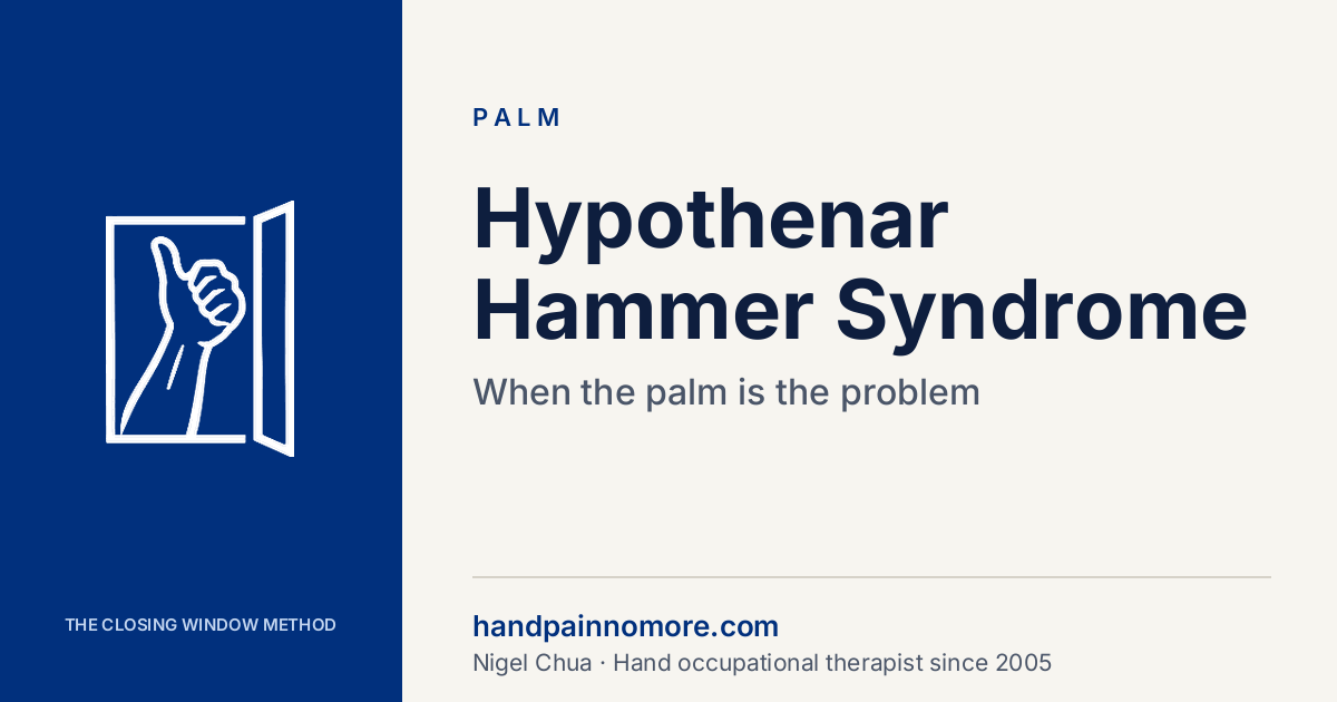 Hypothenar Hammer Syndrome: When the Palm Is the Problem