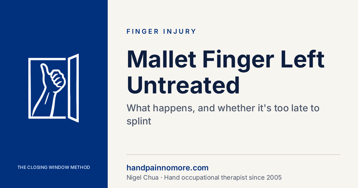 Mallet Finger Left Untreated: What Happens, and Is It Too Late to Splint?
