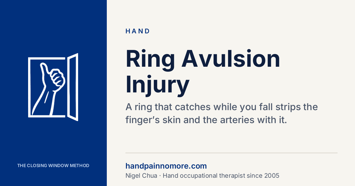 Ring Avulsion Injury: The Wound Looks Small and Isn’t