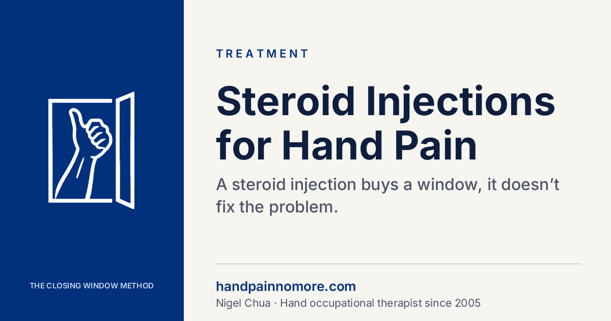 Steroid Injections for Hand Pain: How Many?