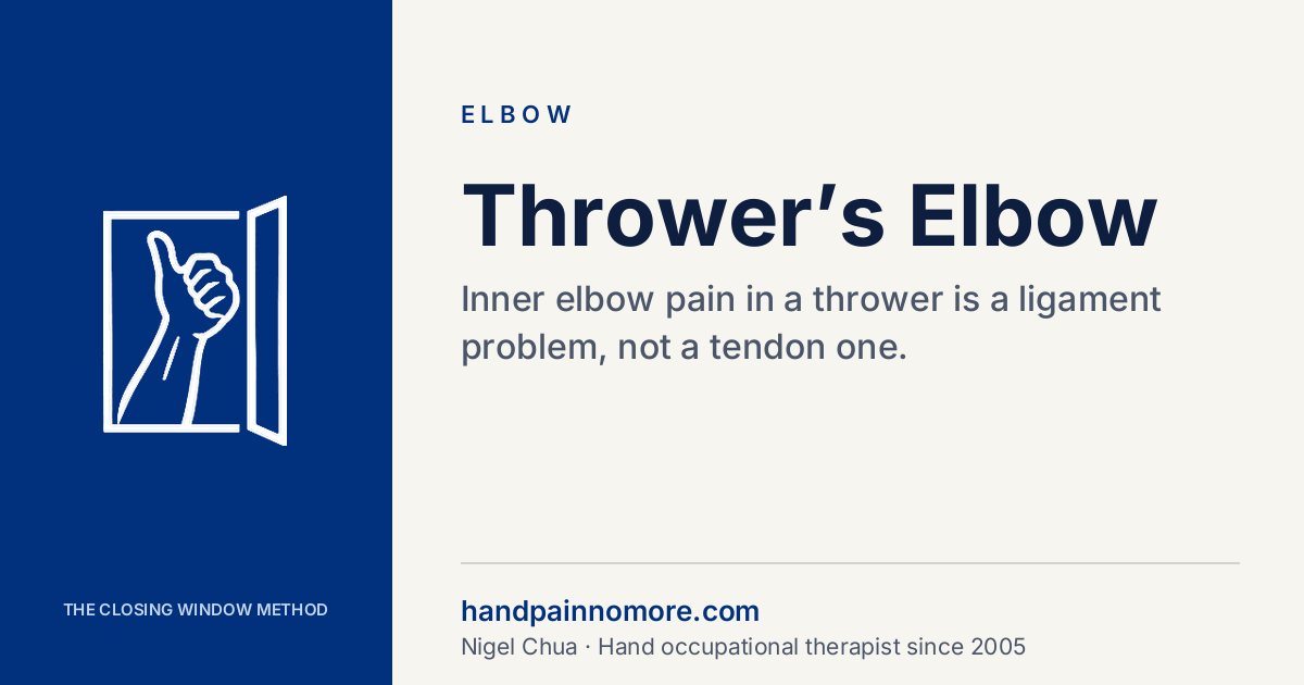 Thrower’s Elbow: UCL Injury and the Tommy John Question