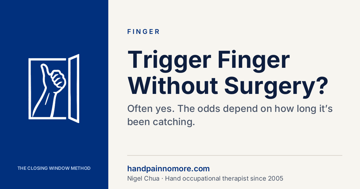 Can Trigger Finger Be Cured Without Surgery?