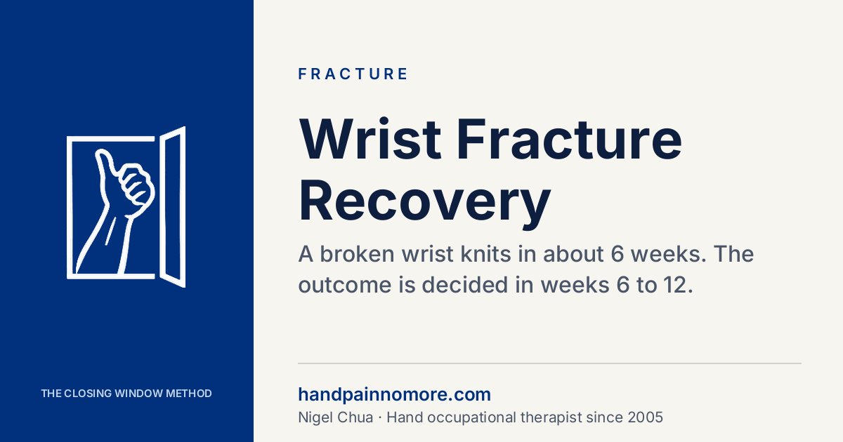 Wrist Fracture Recovery: Week-by-Week Timeline